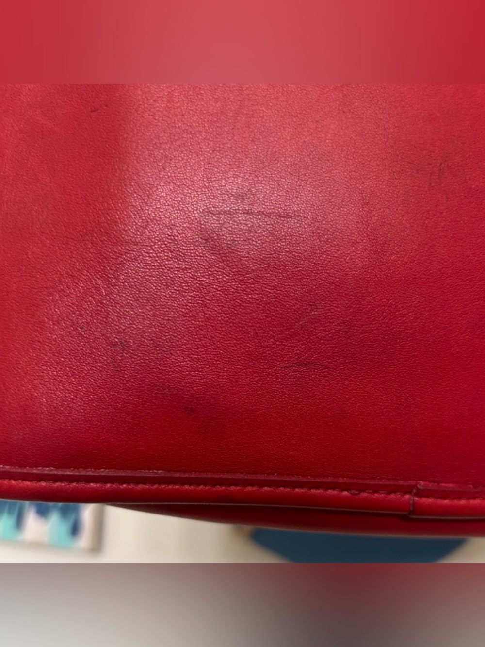 Coach❤️Vintage Red Leather Mini Dome Cha Cha Satchel K8C 9050 1998 - Picture 13 of 16